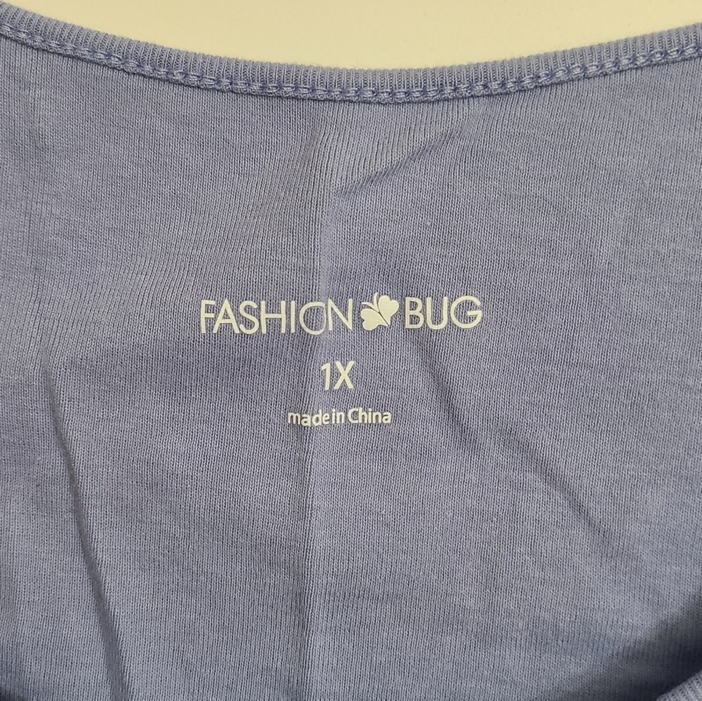 1X Light Blue Tank Top - Picture 4 of 4